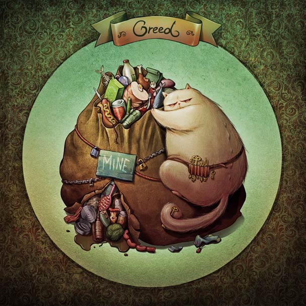 7 Deadly Cat Sins - Avarice
